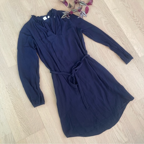 Navy shirt dress - Picture 6 of 7